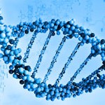 Digital illustration of a dna
