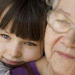 girl with grandma