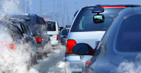Contaminación ambiental. aire contaminado, altos niveles de contaminación