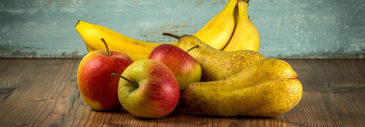 niños fruta