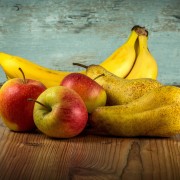 niños fruta