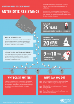 infografia oms antibióticos