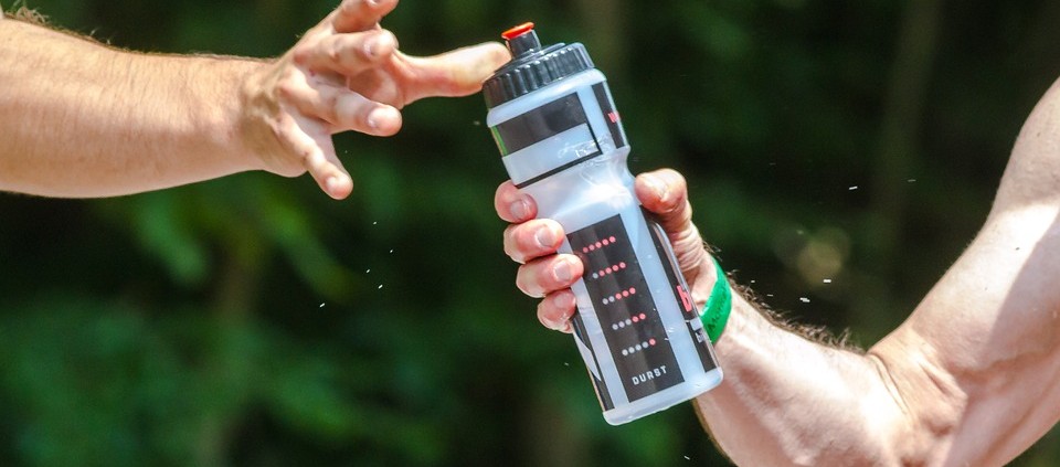 deporte, agua, hidratación