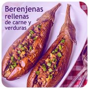 receta berenjenas rellenas de carne y verdura