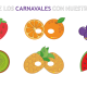caretas frutas