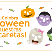 caretas de halloween para los pequeños de la casa