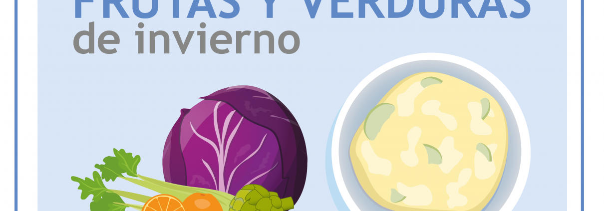 frutas y verduras de invierno