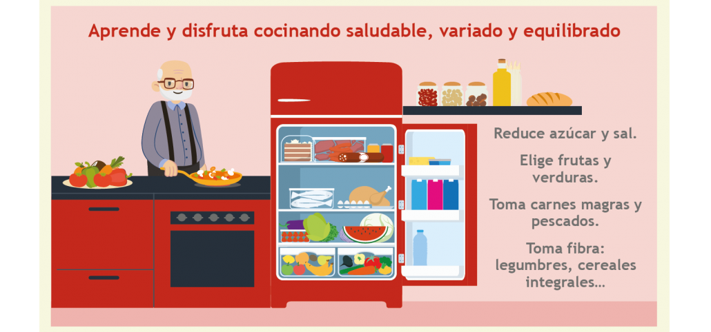 cocina variado, saludable y equilibrado