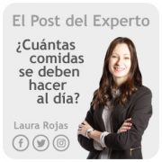 ¿Cuantas comidas se deben hacer al día? Laura Rojas