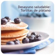 desayuno tortitas de plátano